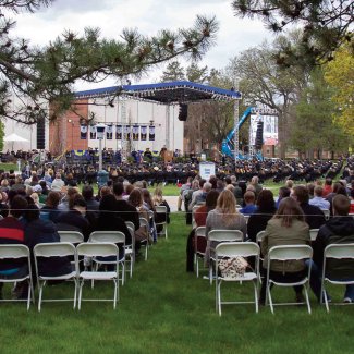 Outdoor commencement