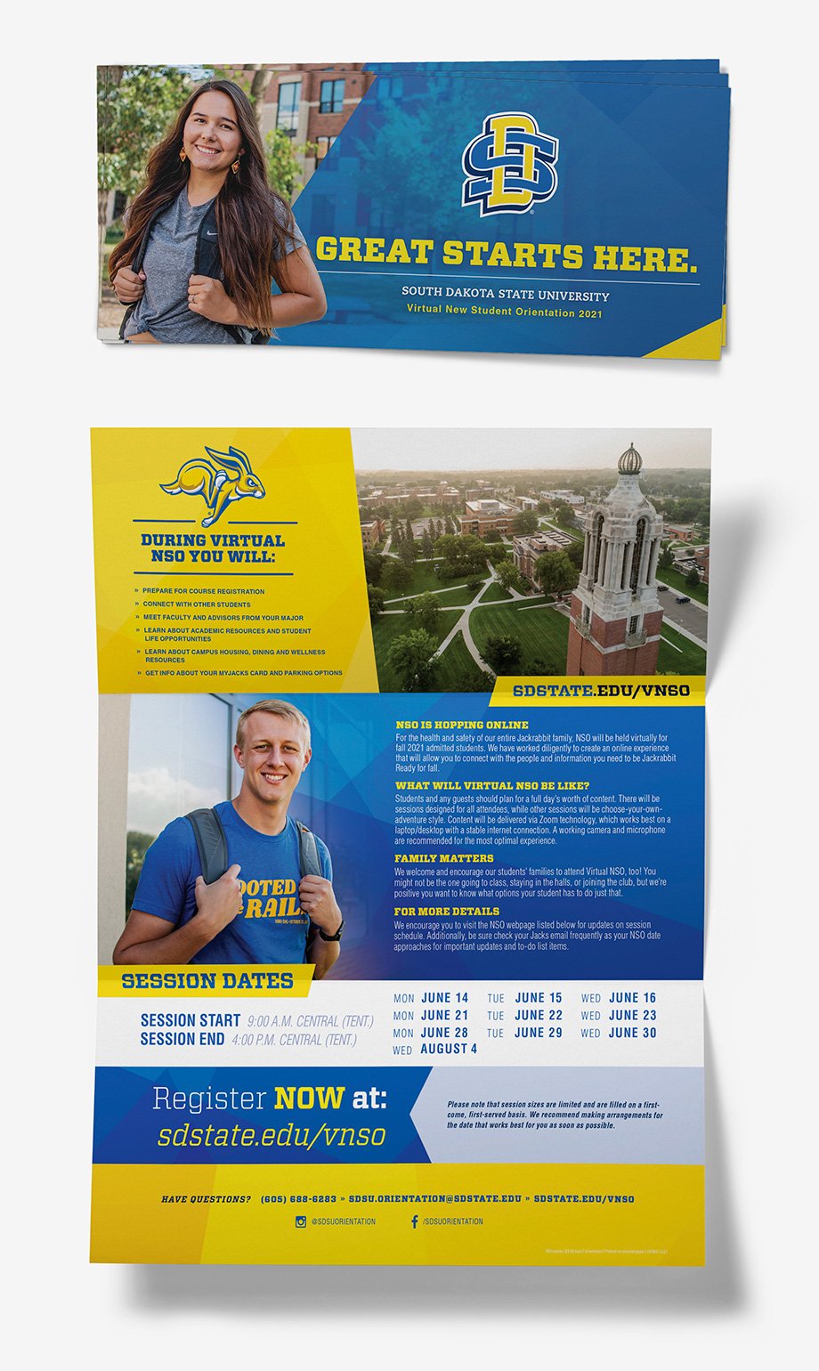 SDSU New Student Orientation Brochure