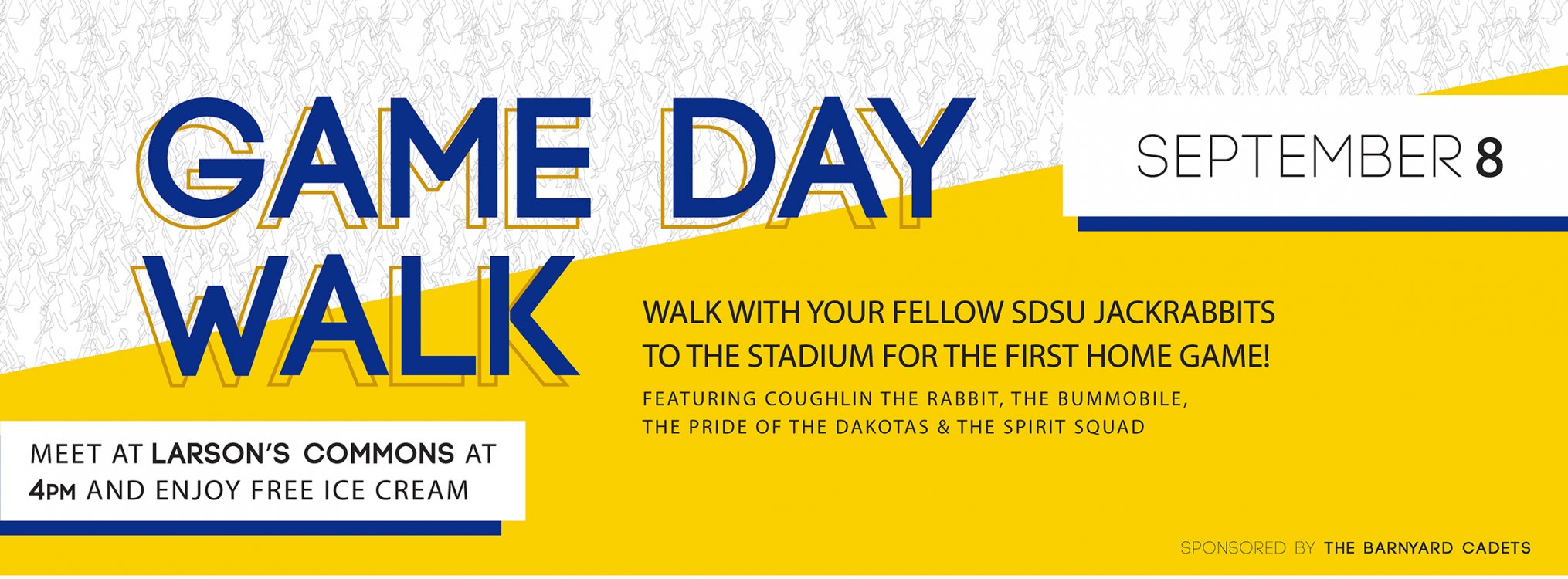 Game Day Walk promotional interior banner